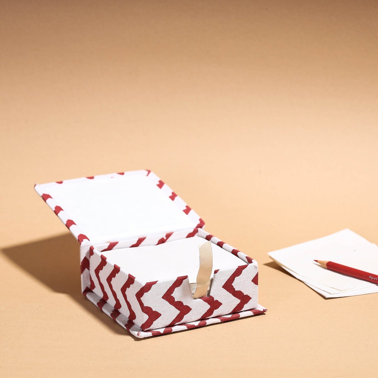  Floral Printed Handcrafted Card Holder with Slips 