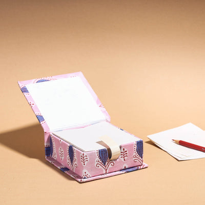  Floral Printed Handcrafted Card Holder with Slips 