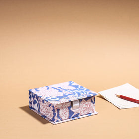  Floral Printed Handcrafted Card Holder with Slips 