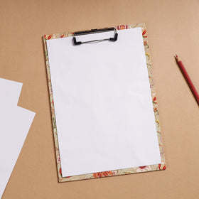  Floral Printed Handcrafted Clipboard 