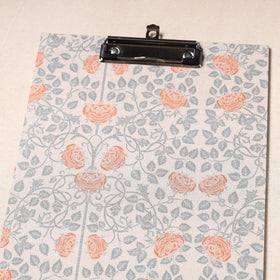  Floral Printed Handcrafted Clipboard 