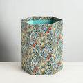  Floral Printed Handcrafted Collapsible Waste Paper Bin 