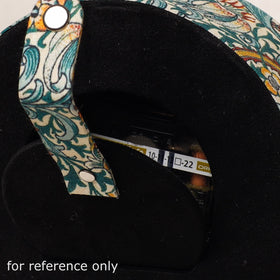  Floral Printed Handcrafted Embellished Table Clock 