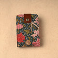  Floral Printed Handcrafted Lipstick Case With Mirror (4 x 3 in) 17 