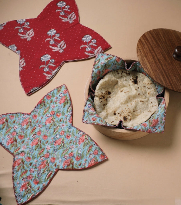 Floral Print Roti Napkins