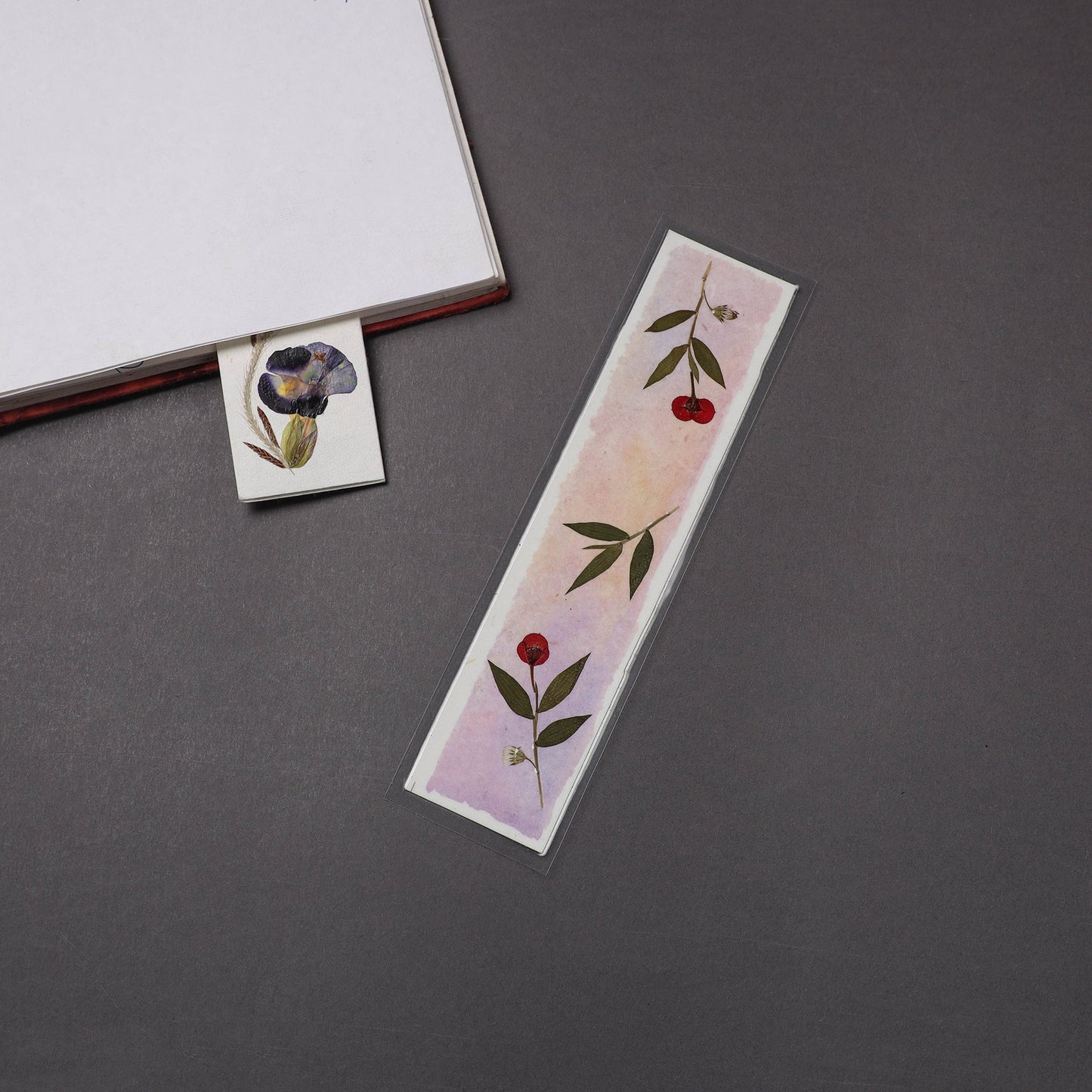 Buy Flower Art Handmade Paper Bookmark 