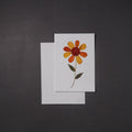 Flower Art Handmade Paper Greeting Card 