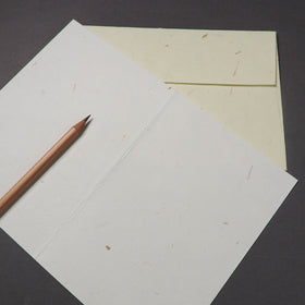 Flower Art Handmade Paper Greeting Card 