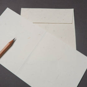 Flower Art Handmade Paper Greeting Card 