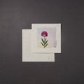 Flower Art Handmade Paper Greeting Card 