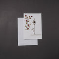 Flower Art Handmade Paper Greeting Card 