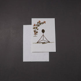 Flower Art Handmade Paper Greeting Card 