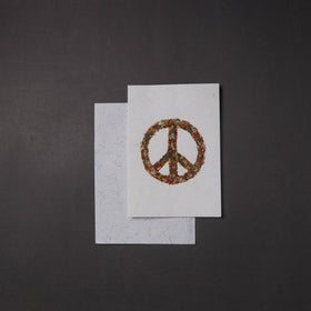 Flower Art Handmade Paper Greeting Card 