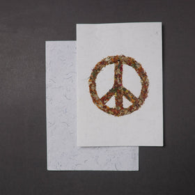 Flower Art Handmade Paper Greeting Card 