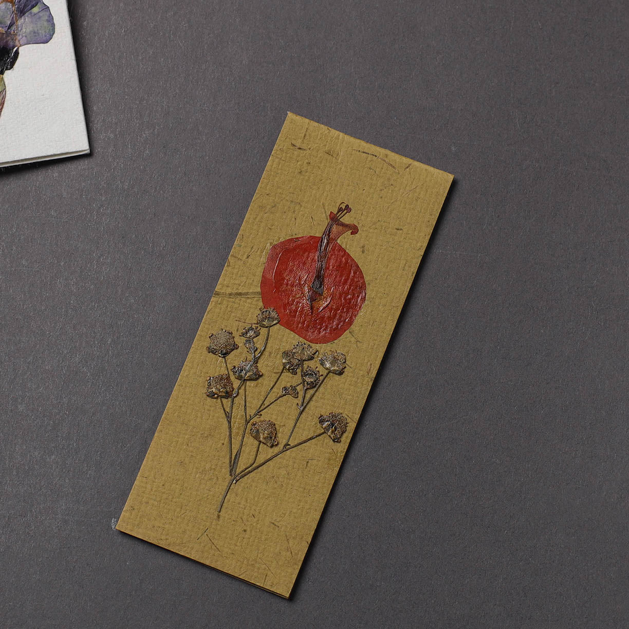 Buy Flower Art Handmade Paper Magnetic Bookmark 