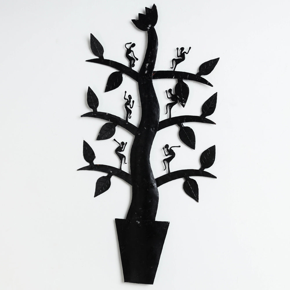 Elephant - Bastar Tribal Wrought Iron Wall Hanging Online in India 