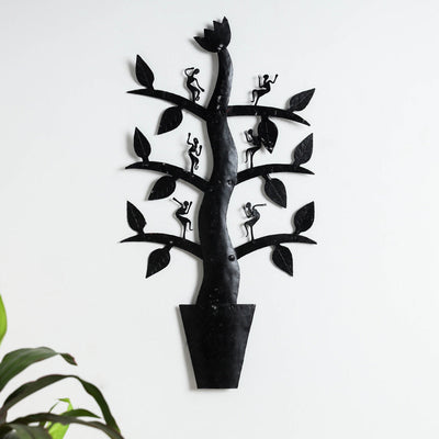 Elephant - Bastar Tribal Wrought Iron Wall Hanging Online in India 