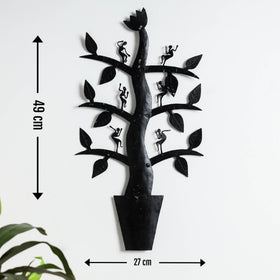 Elephant - Bastar Tribal Wrought Iron Wall Hanging Online in India 