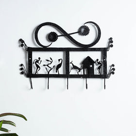 Elephant - Bastar Tribal Wrought Iron Wall Hanger 