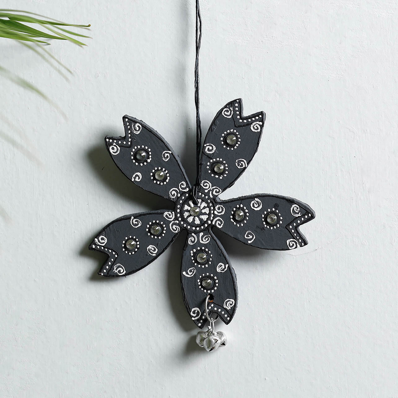  Flower - Festive Decor Beadwork Handpainted Wooden Hanging 