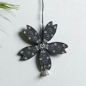  Flower - Festive Decor Beadwork Handpainted Wooden Hanging 