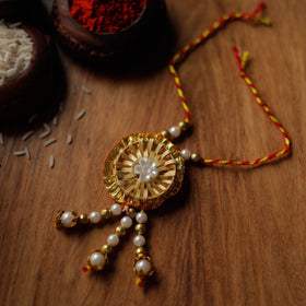  Handmade Bamboo Craft Beadwork Lumba Rakhi by Baansuli 17 