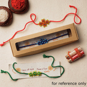  Flower - Handmade Beadwork Rakhi 