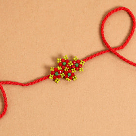  Flower - Handmade Beadwork Rakhi 