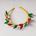  Flower - Handmade Felt & Beadwork Hair Band 