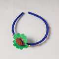  Flower - Handmade Felt & Beadwork Hair Band 