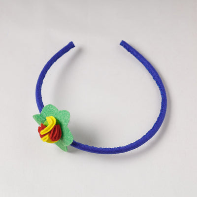  Flower - Handmade Felt & Beadwork Hair Band 
