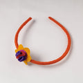  Flower - Handmade Felt & Beadwork Hair Band 