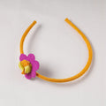  Flower - Handmade Felt & Beadwork Hair Band 