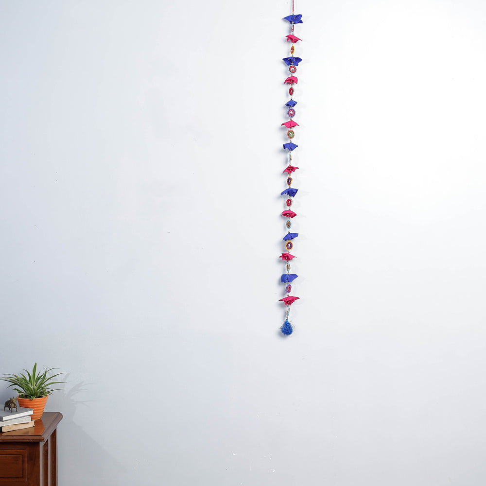  Buy Bird - Handmade Felt & Beadwork Wall Hanging 