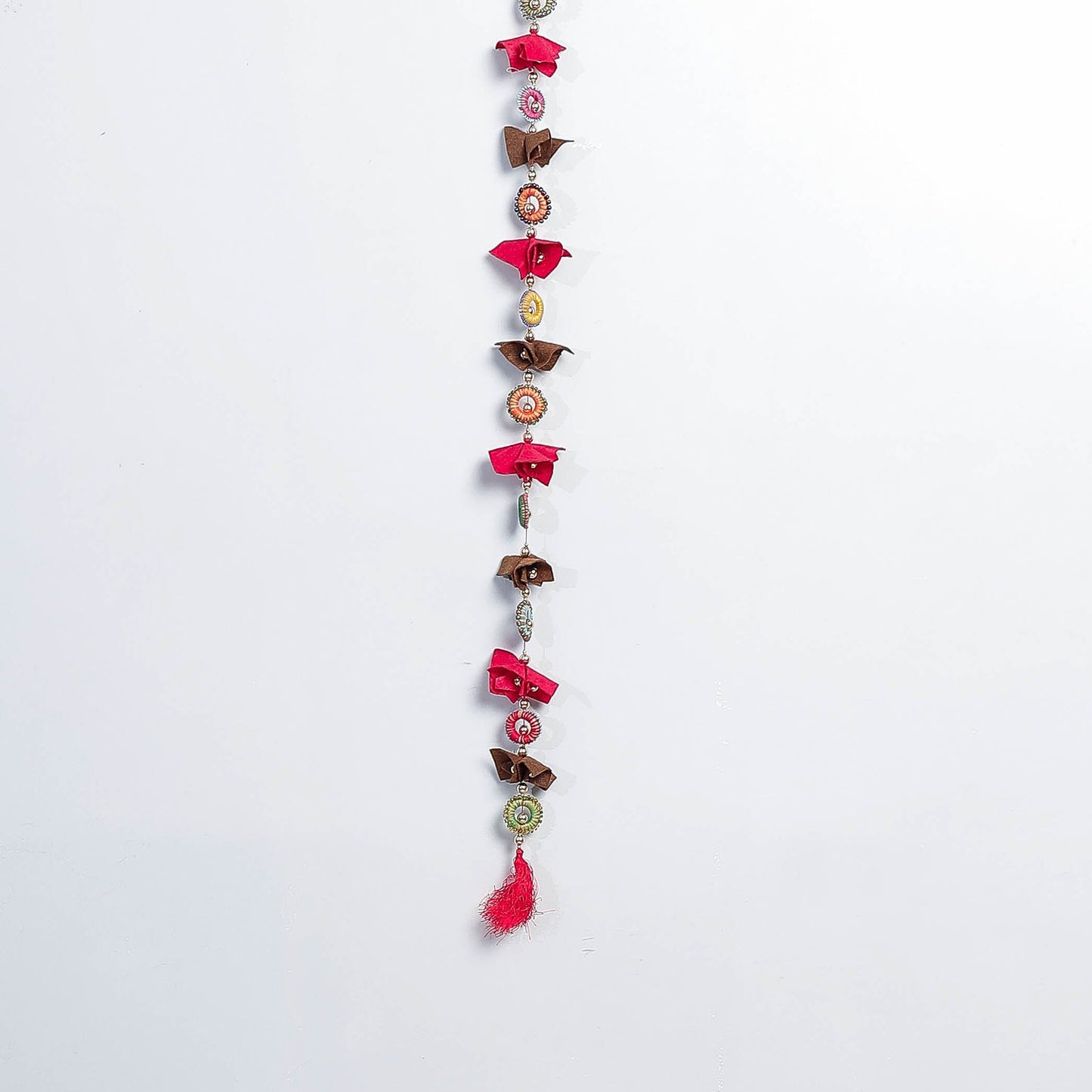  Buy Bird - Handmade Felt & Beadwork Wall Hanging 