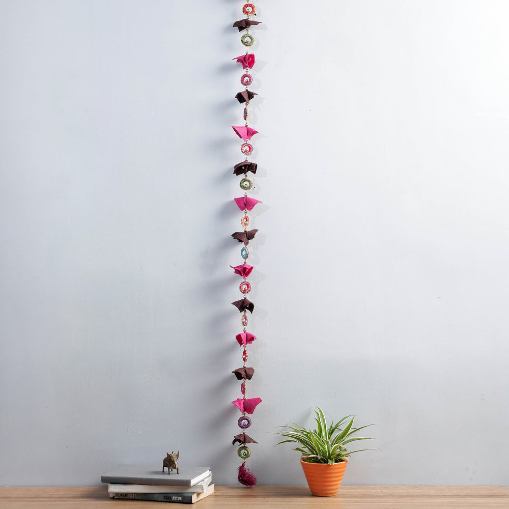  Buy Bird - Handmade Felt & Beadwork Wall Hanging 