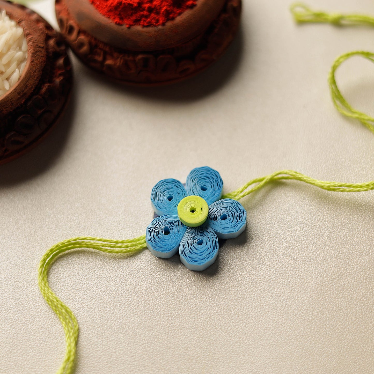  Handmade Paper Quilling Kids Rakhi 37 