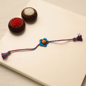 Flower - Handmade Threadwork Kids Rakhi 