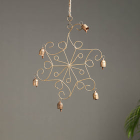  Flower - Kutch Copper Coated 6 Bells Wind Chimes