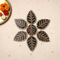  Flower Rangoli - Hand Painted Beadwork Home Decor Items