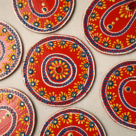 Flower - traditional hand painted beadwork decor rangoli 01