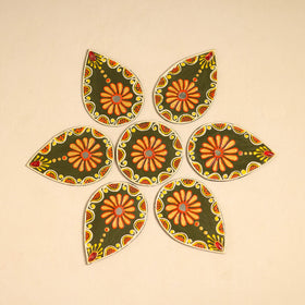Flower - traditional hand painted beadwork decor rangoli 25