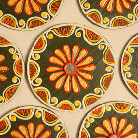 Flower - traditional hand painted beadwork decor rangoli 25