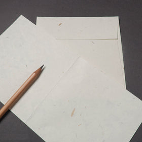 Flying Lotus Mudra - Handmade Paper Greeting Card 