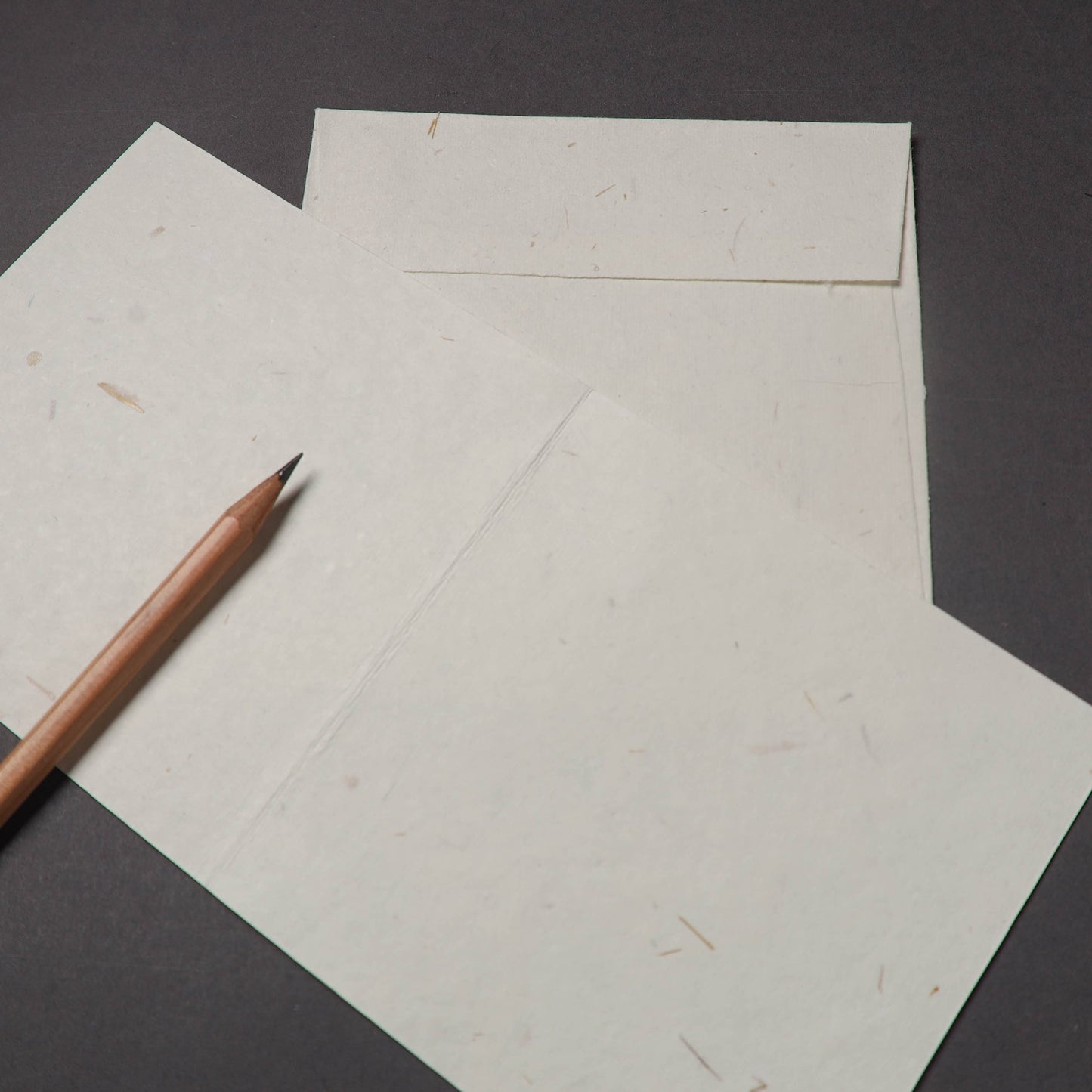 Flying Lotus Mudra - Handmade Paper Greeting Card 