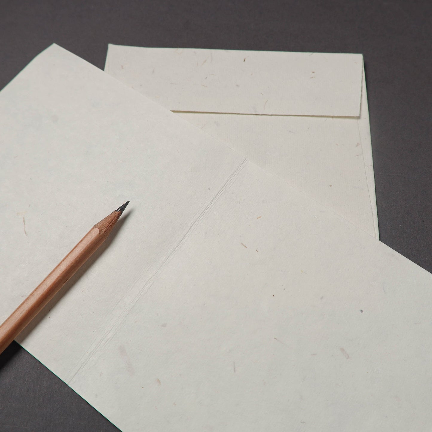 Flying Lotus Mudra - Handmade Paper Greeting Card 