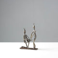  Folk Dance - Handmade Recycled Metal Sculpture by Debabrata Ruidas 