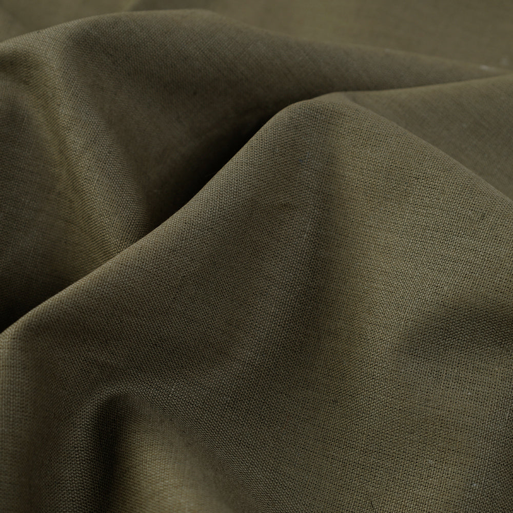 Fossil grey - flex cotton prewashed plain fabric 03