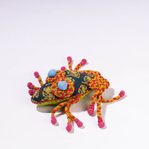  Frog - Handmade Stuffed Toy by Dastkar Ranthambhore 