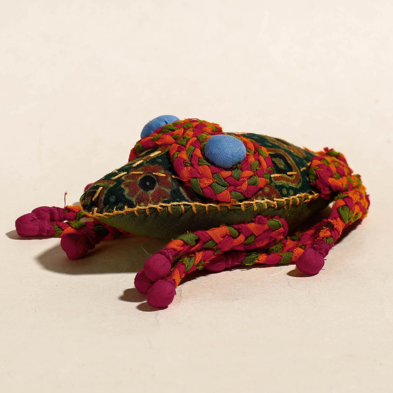  Crocodile - Handmade Stuffed Toy by Dastkar Ranthambhore 